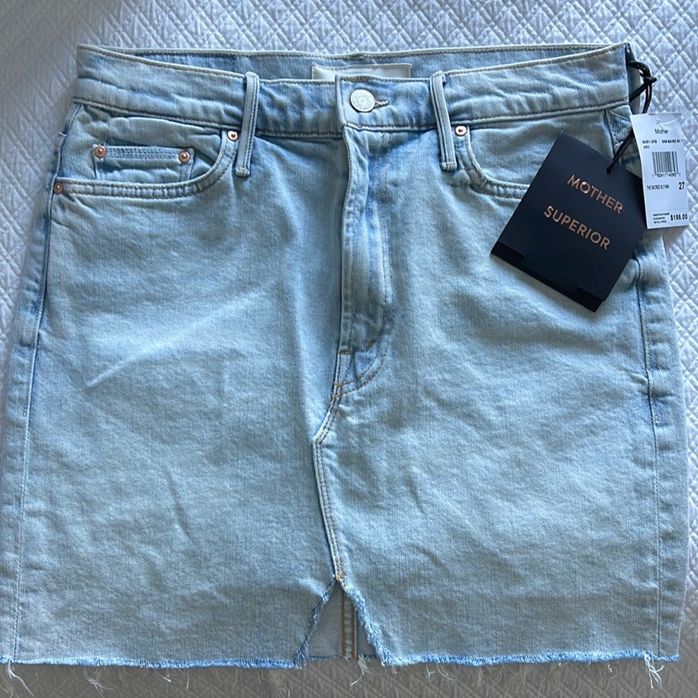 Mother brand new denim skirt